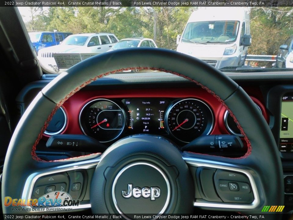 2022 Jeep Gladiator Rubicon 4x4 Steering Wheel Photo #19