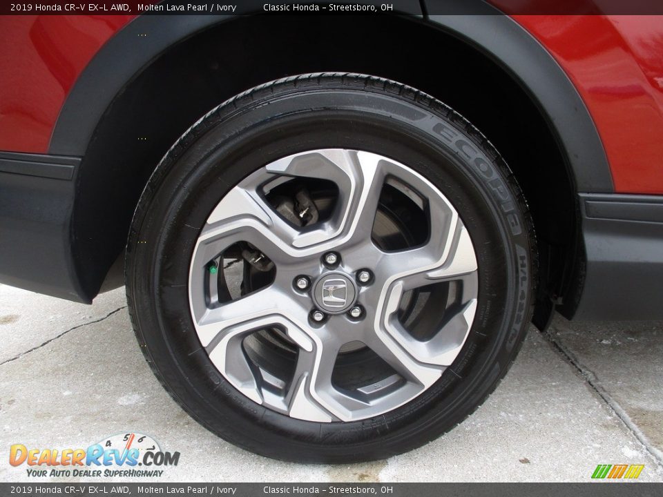 2019 Honda CR-V EX-L AWD Molten Lava Pearl / Ivory Photo #6