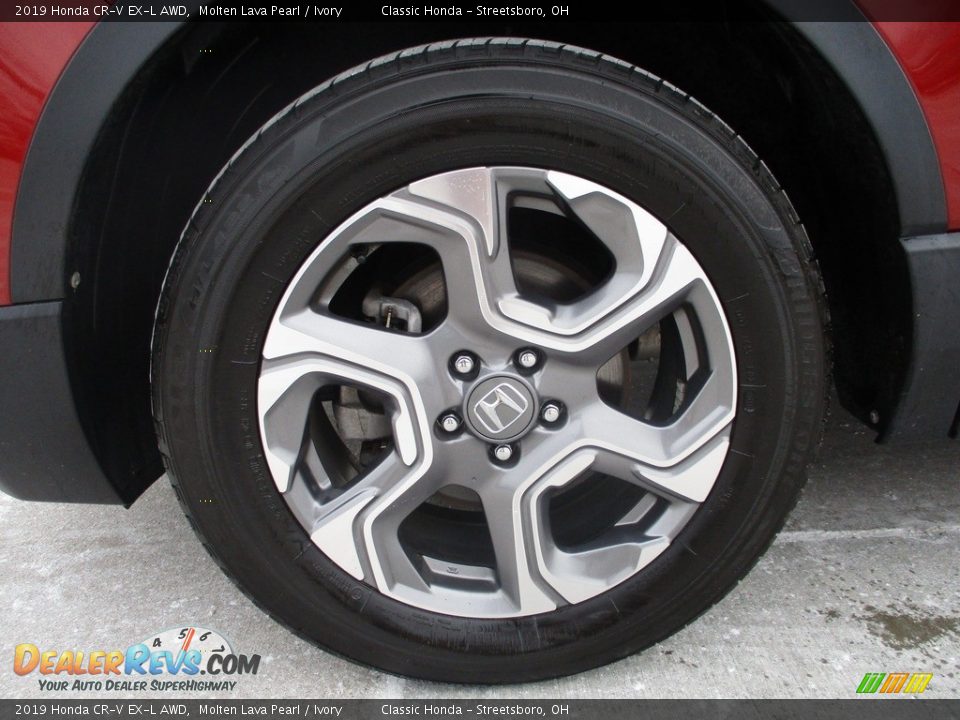 2019 Honda CR-V EX-L AWD Molten Lava Pearl / Ivory Photo #12