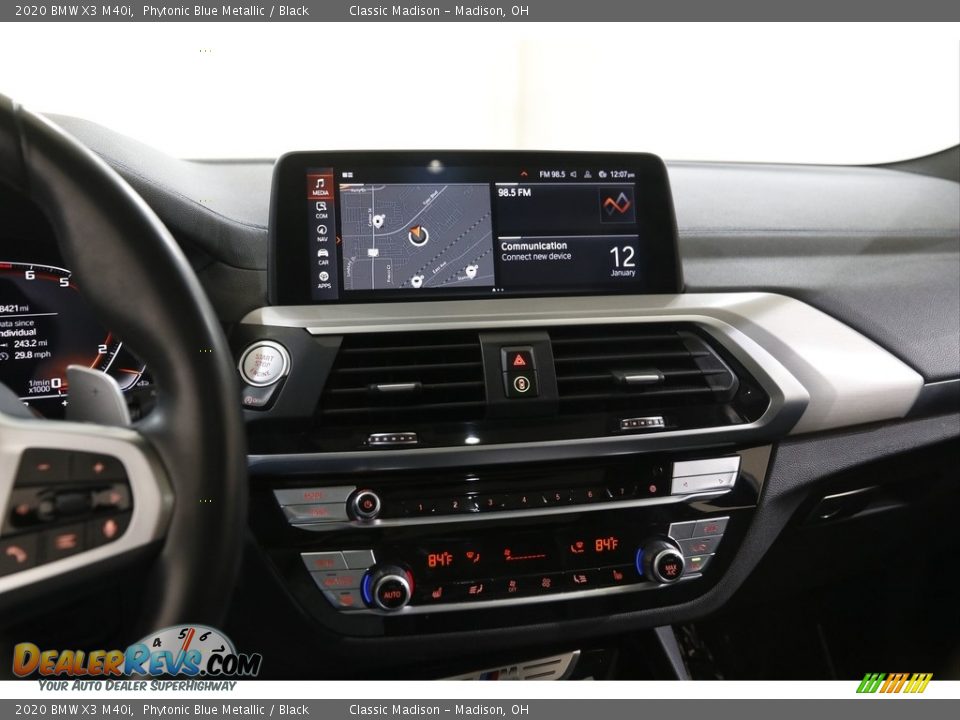 2020 BMW X3 M40i Phytonic Blue Metallic / Black Photo #9
