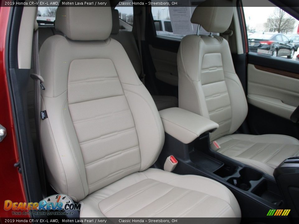 2019 Honda CR-V EX-L AWD Molten Lava Pearl / Ivory Photo #20