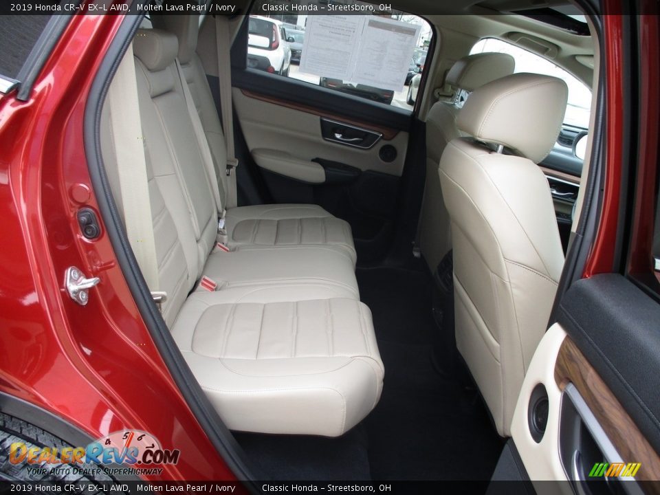 2019 Honda CR-V EX-L AWD Molten Lava Pearl / Ivory Photo #23