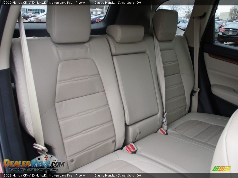 2019 Honda CR-V EX-L AWD Molten Lava Pearl / Ivory Photo #24