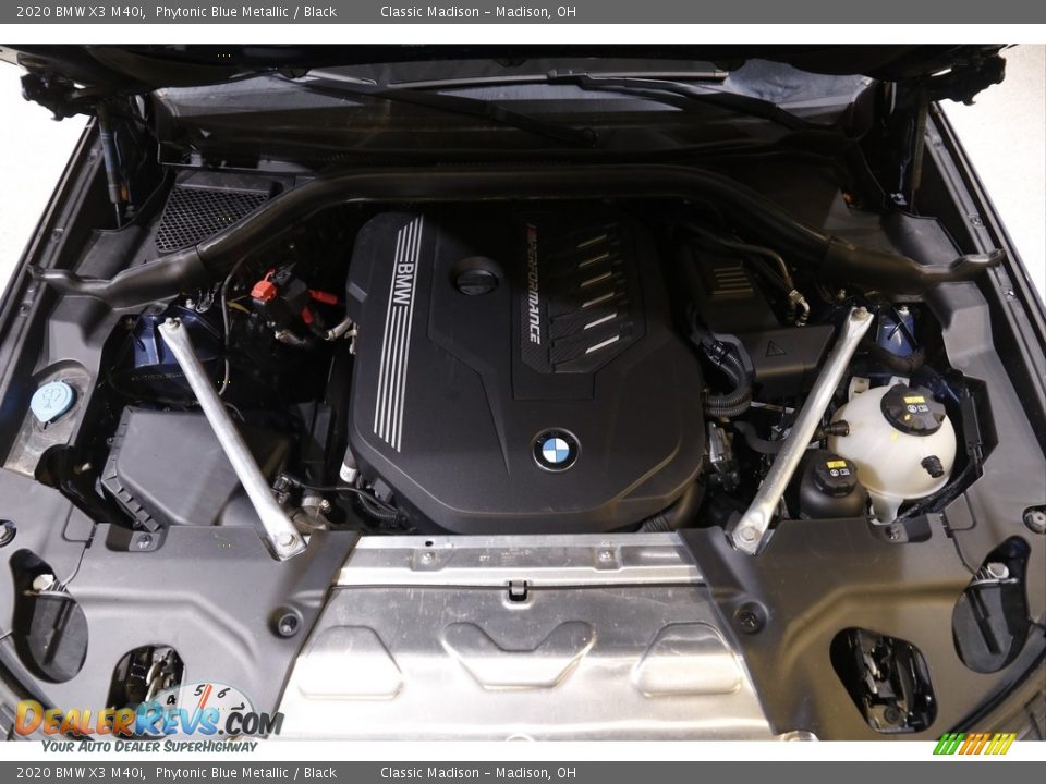 2020 BMW X3 M40i Phytonic Blue Metallic / Black Photo #22