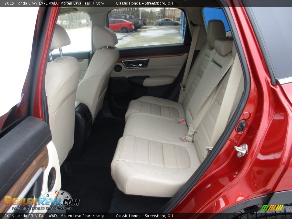2019 Honda CR-V EX-L AWD Molten Lava Pearl / Ivory Photo #26
