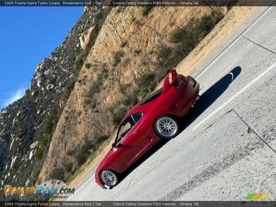 1994 Toyota Supra Turbo Coupe Renaissance Red / Tan Photo #3