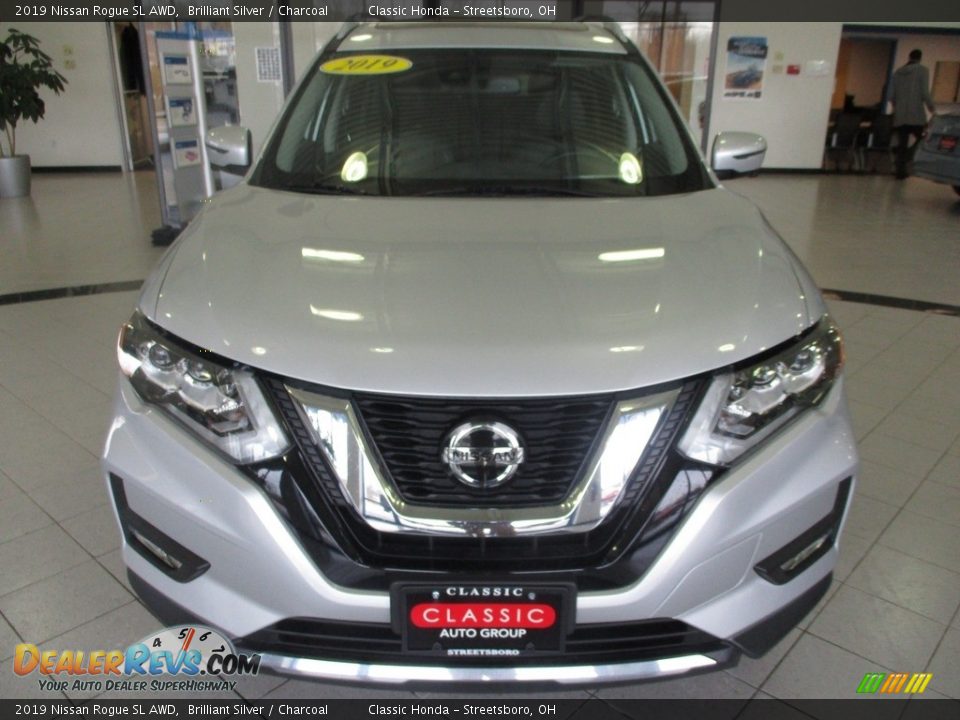 2019 Nissan Rogue SL AWD Brilliant Silver / Charcoal Photo #2