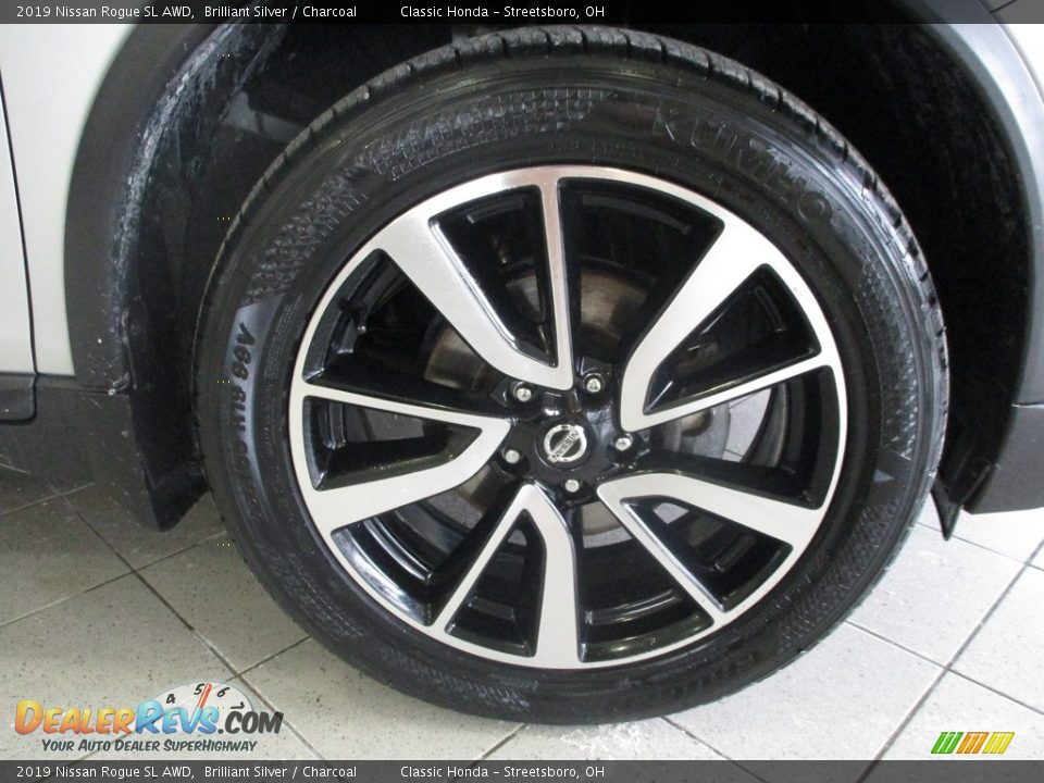 2019 Nissan Rogue SL AWD Brilliant Silver / Charcoal Photo #5