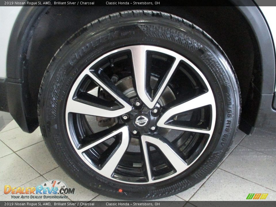 2019 Nissan Rogue SL AWD Brilliant Silver / Charcoal Photo #6