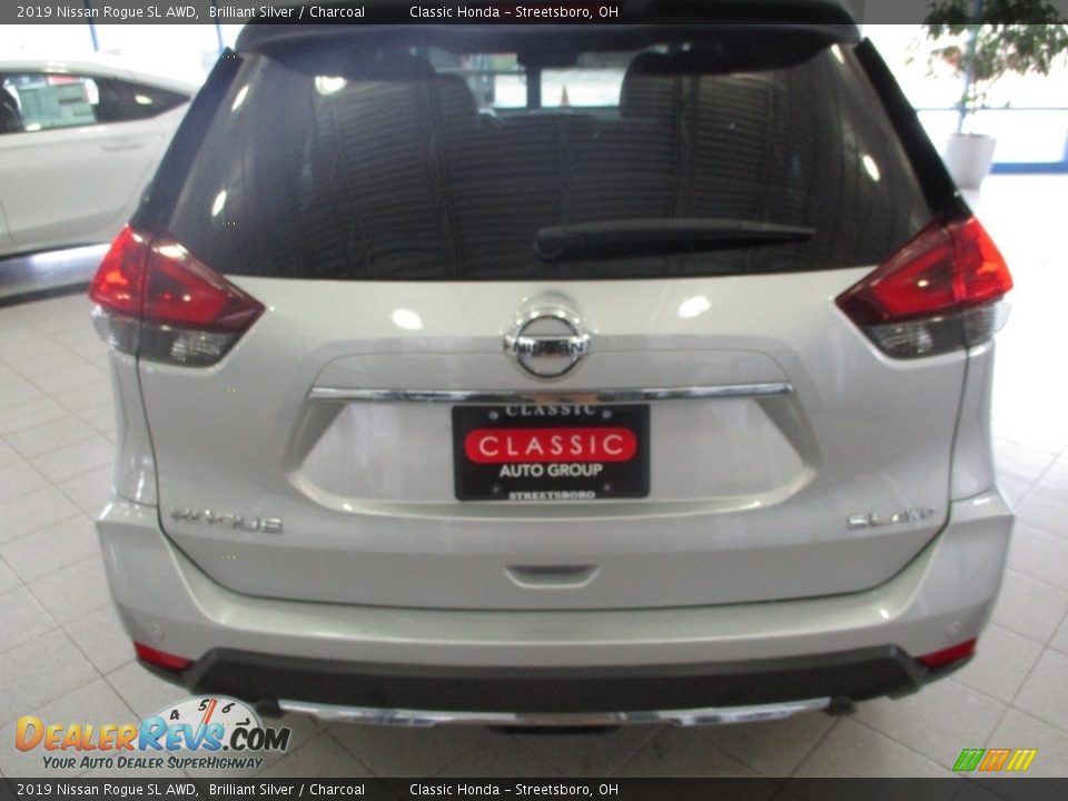 2019 Nissan Rogue SL AWD Brilliant Silver / Charcoal Photo #8