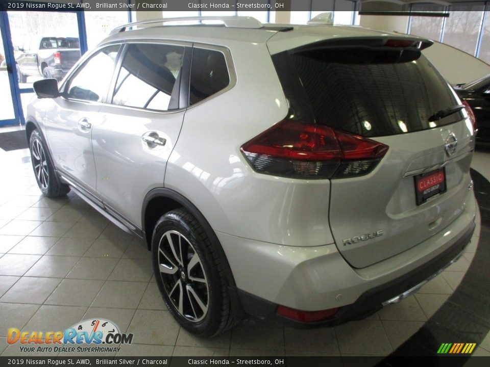 2019 Nissan Rogue SL AWD Brilliant Silver / Charcoal Photo #9
