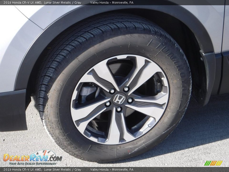 2019 Honda CR-V LX AWD Lunar Silver Metallic / Gray Photo #3