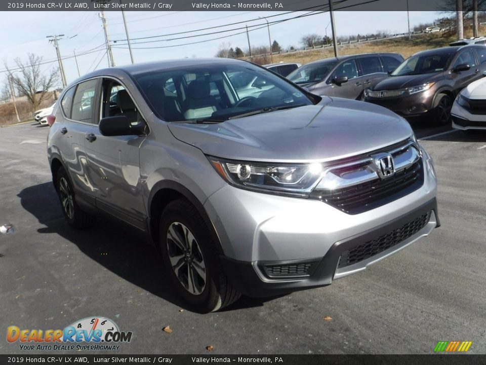 2019 Honda CR-V LX AWD Lunar Silver Metallic / Gray Photo #5