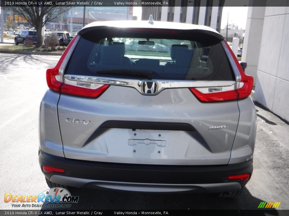2019 Honda CR-V LX AWD Lunar Silver Metallic / Gray Photo #8