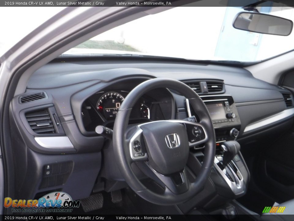 2019 Honda CR-V LX AWD Lunar Silver Metallic / Gray Photo #11