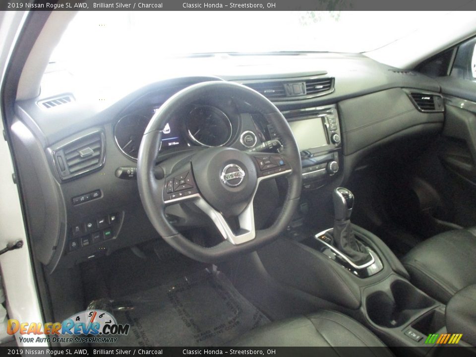 2019 Nissan Rogue SL AWD Brilliant Silver / Charcoal Photo #30