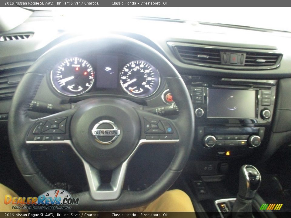 2019 Nissan Rogue SL AWD Brilliant Silver / Charcoal Photo #31