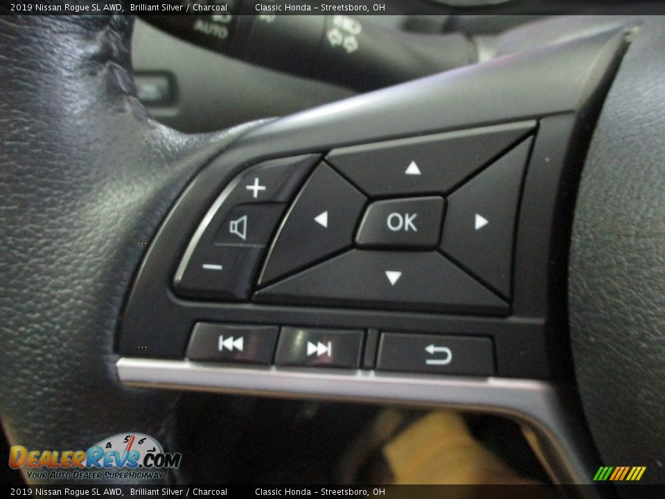 2019 Nissan Rogue SL AWD Brilliant Silver / Charcoal Photo #34
