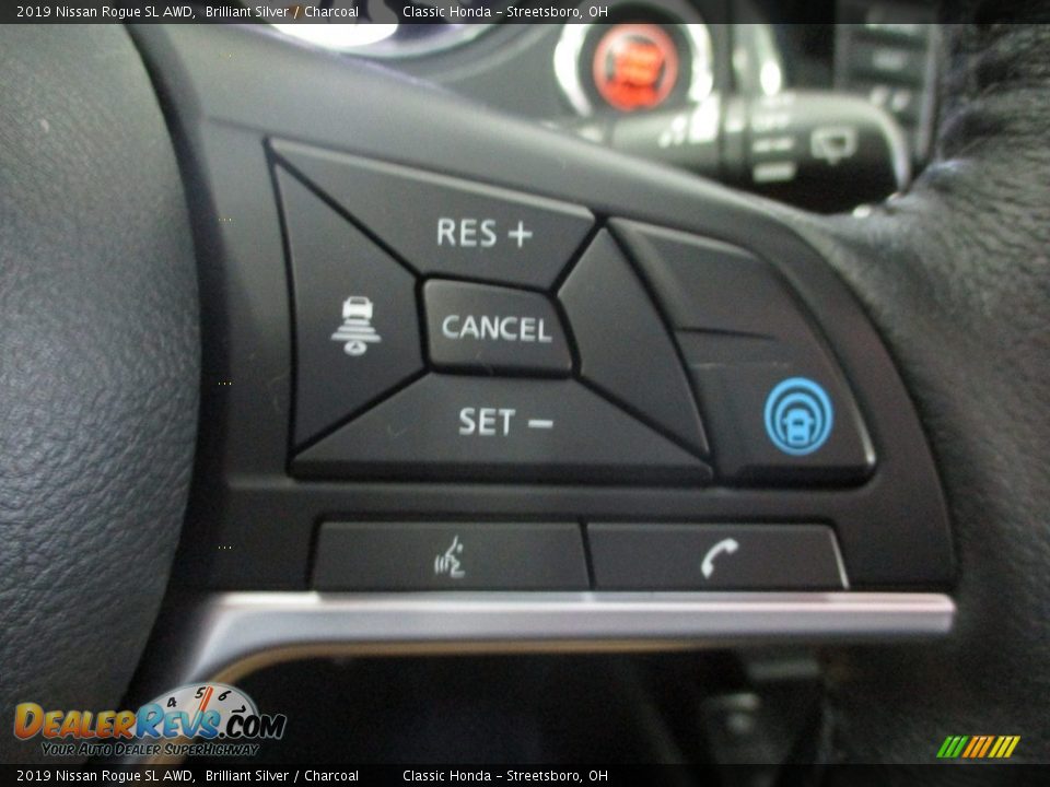 2019 Nissan Rogue SL AWD Brilliant Silver / Charcoal Photo #35