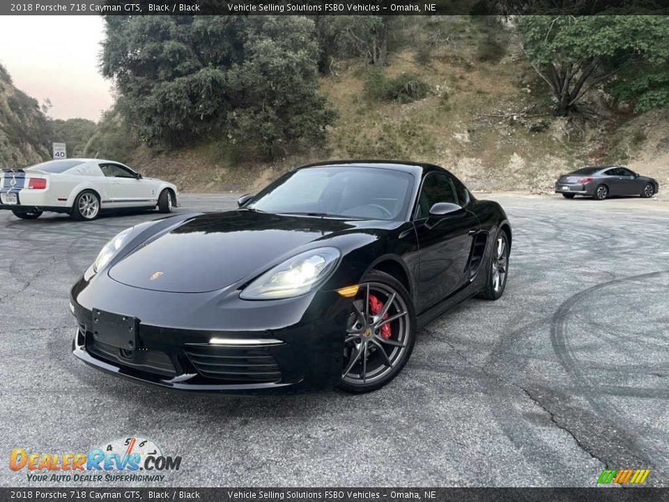 Black 2018 Porsche 718 Cayman GTS Photo #1