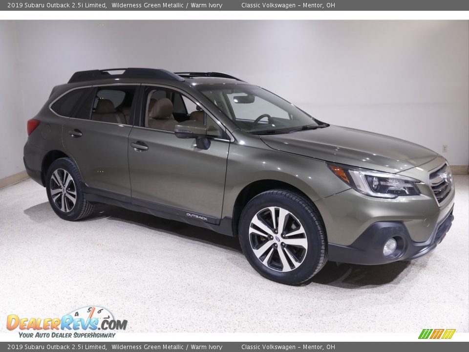 2019 Subaru Outback 2.5i Limited Wilderness Green Metallic / Warm Ivory Photo #1