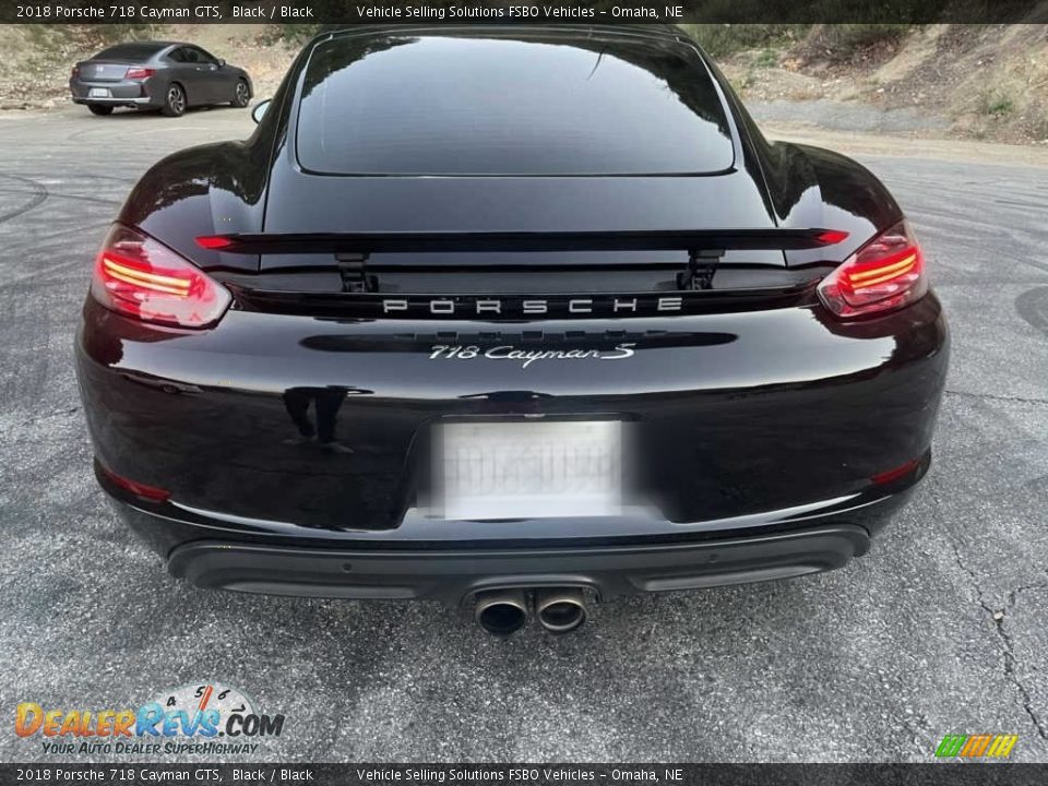 2018 Porsche 718 Cayman GTS Black / Black Photo #7