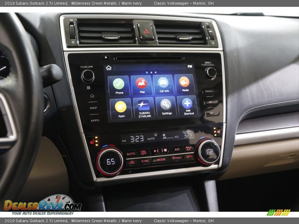 2019 Subaru Outback 2.5i Limited Wilderness Green Metallic / Warm Ivory Photo #9