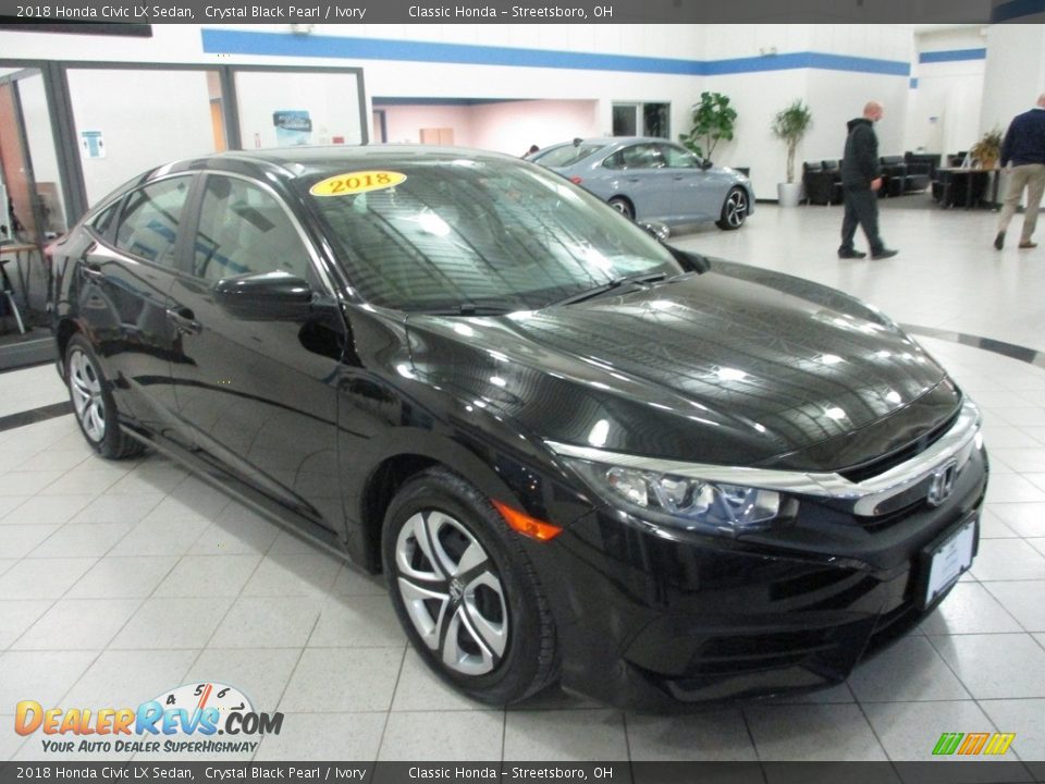 Front 3/4 View of 2018 Honda Civic LX Sedan Photo #3