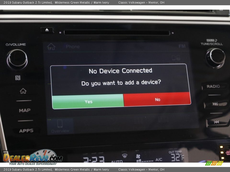 2019 Subaru Outback 2.5i Limited Wilderness Green Metallic / Warm Ivory Photo #10