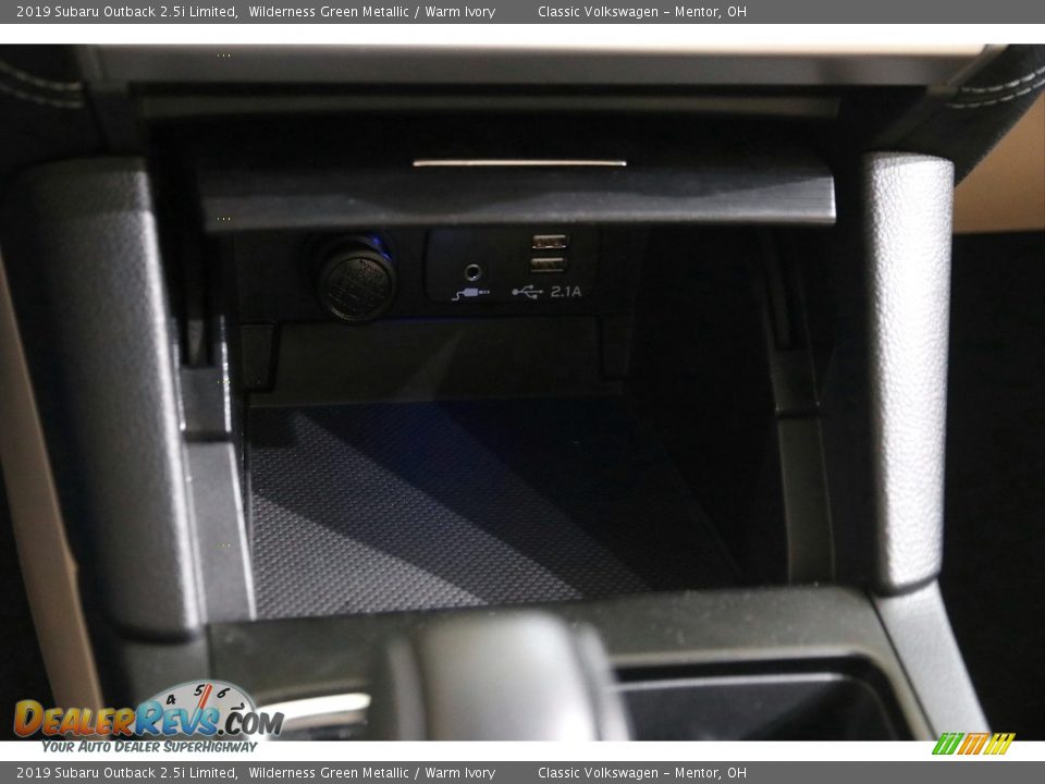 2019 Subaru Outback 2.5i Limited Wilderness Green Metallic / Warm Ivory Photo #14