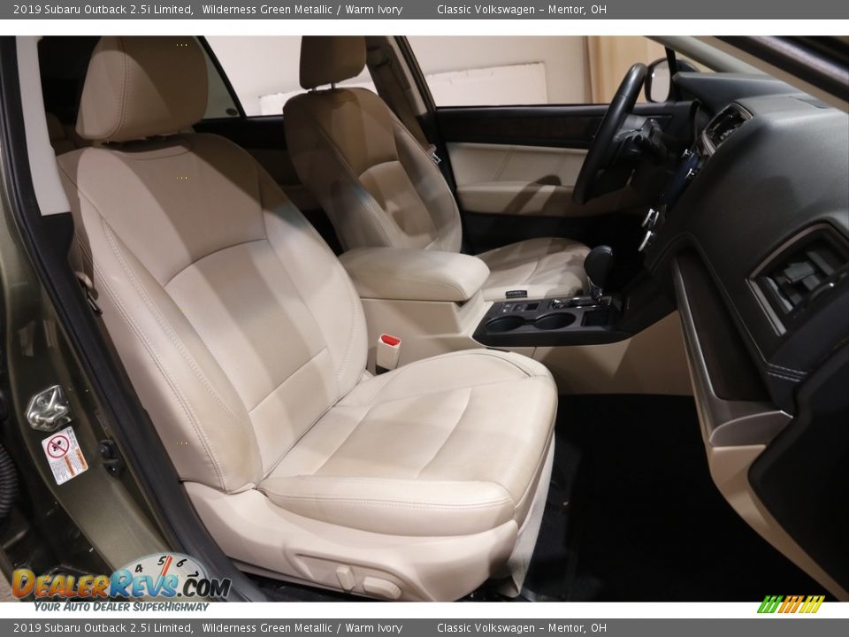 2019 Subaru Outback 2.5i Limited Wilderness Green Metallic / Warm Ivory Photo #15