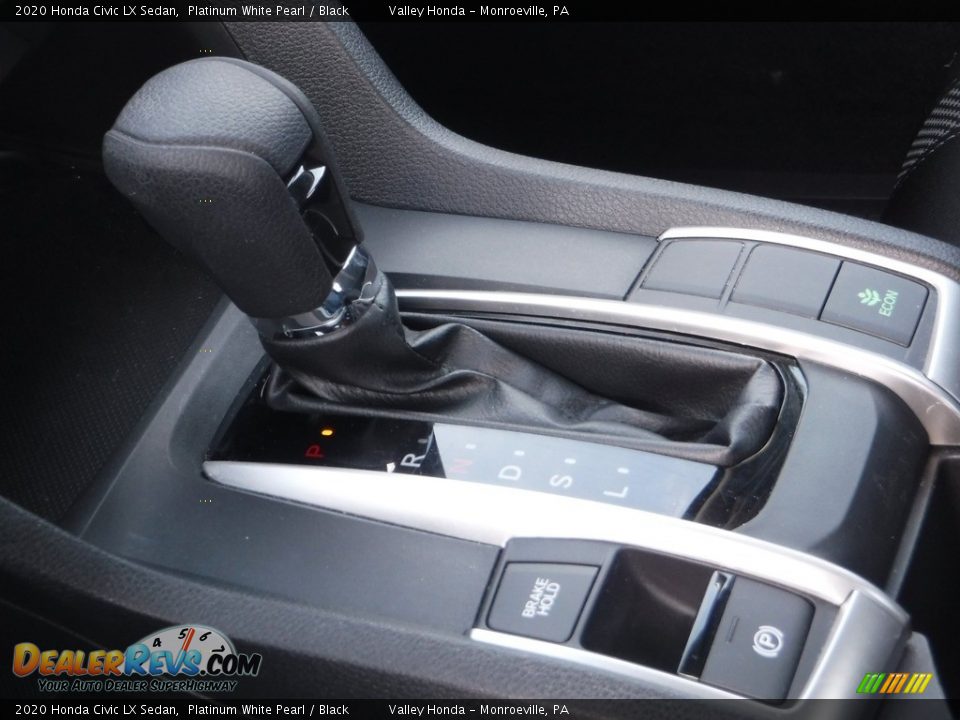 2020 Honda Civic LX Sedan Platinum White Pearl / Black Photo #12