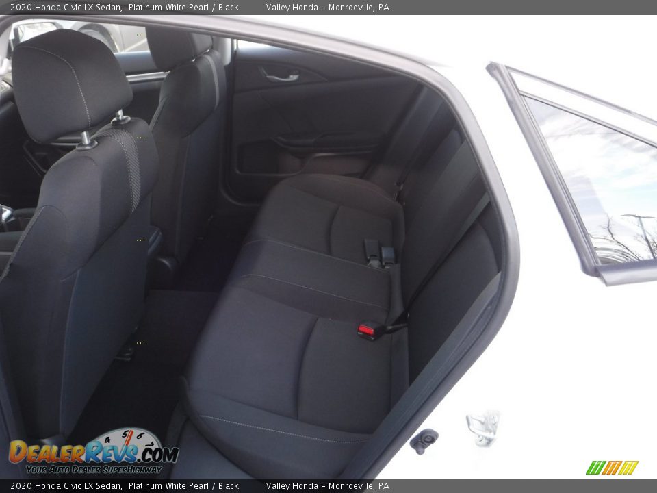 2020 Honda Civic LX Sedan Platinum White Pearl / Black Photo #20