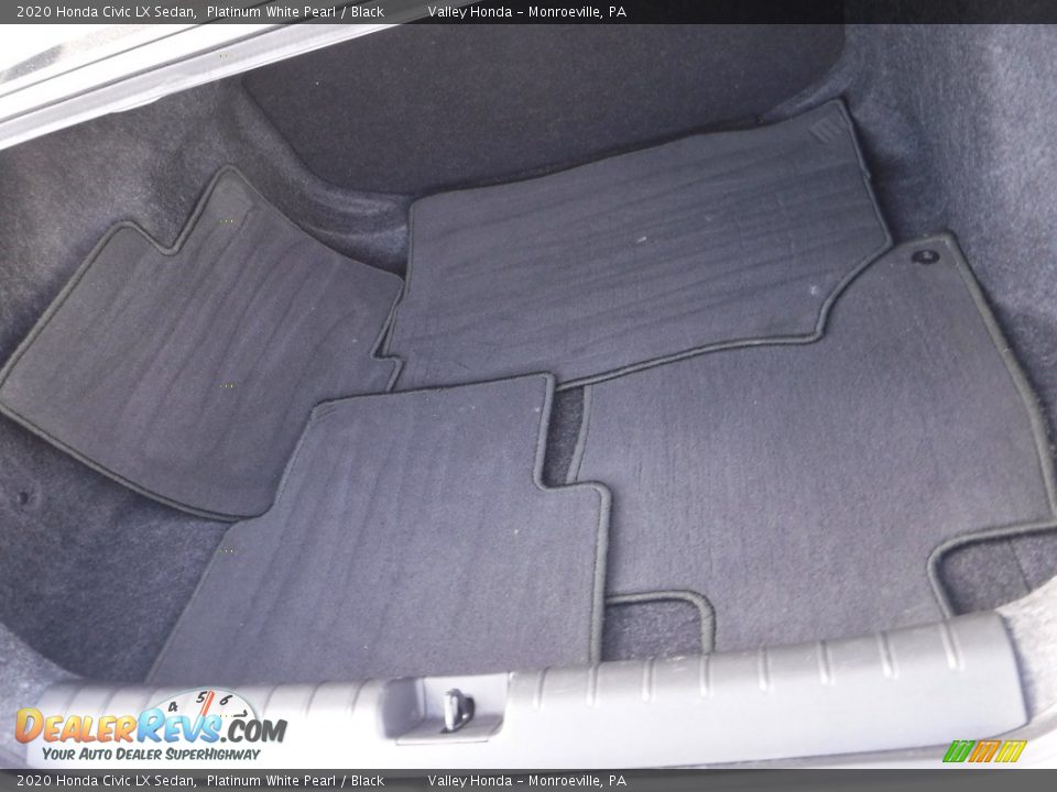 2020 Honda Civic LX Sedan Platinum White Pearl / Black Photo #22