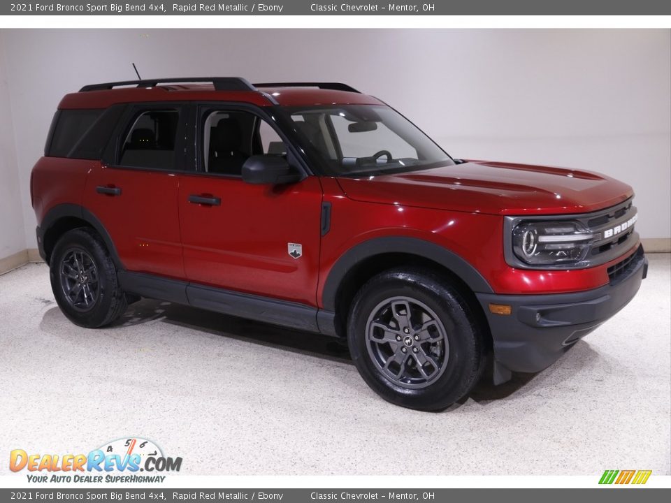 2021 Ford Bronco Sport Big Bend 4x4 Rapid Red Metallic / Ebony Photo #1