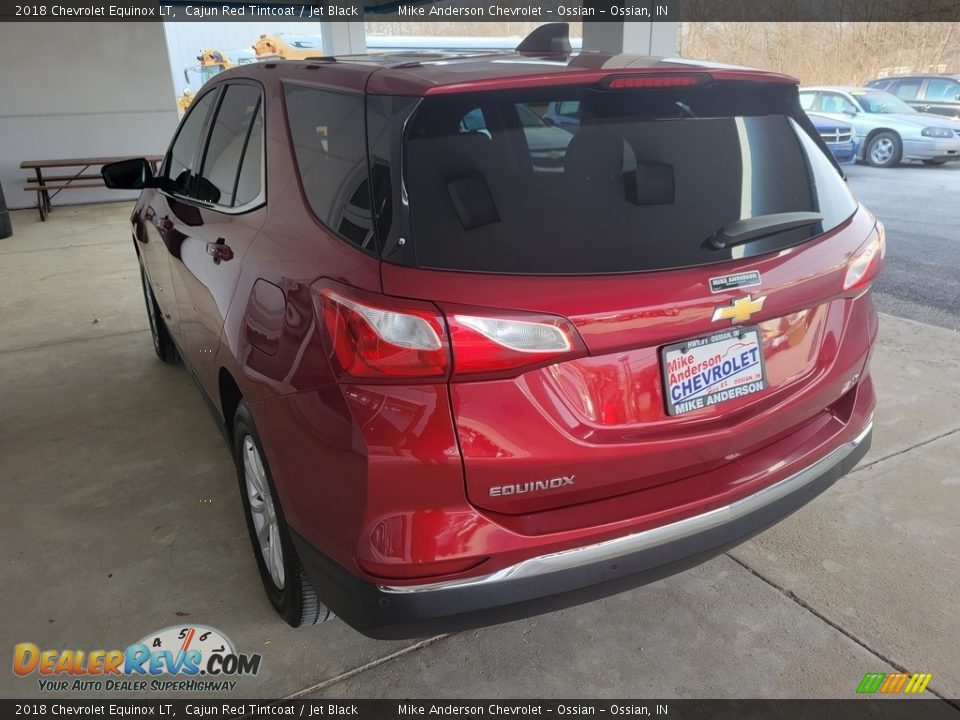 2018 Chevrolet Equinox LT Cajun Red Tintcoat / Jet Black Photo #9