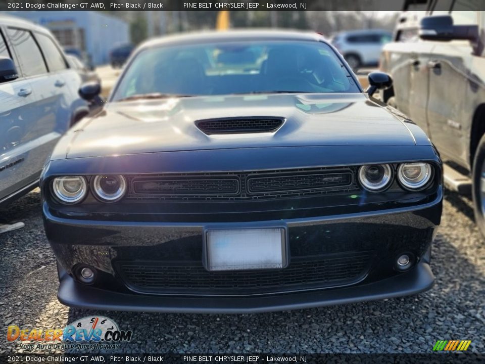 2021 Dodge Challenger GT AWD Pitch Black / Black Photo #2