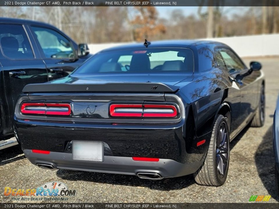 2021 Dodge Challenger GT AWD Pitch Black / Black Photo #3