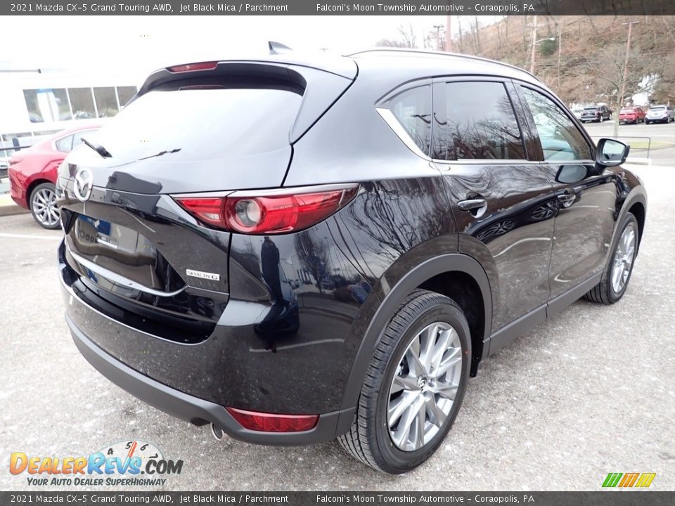 2021 Mazda CX-5 Grand Touring AWD Jet Black Mica / Parchment Photo #2