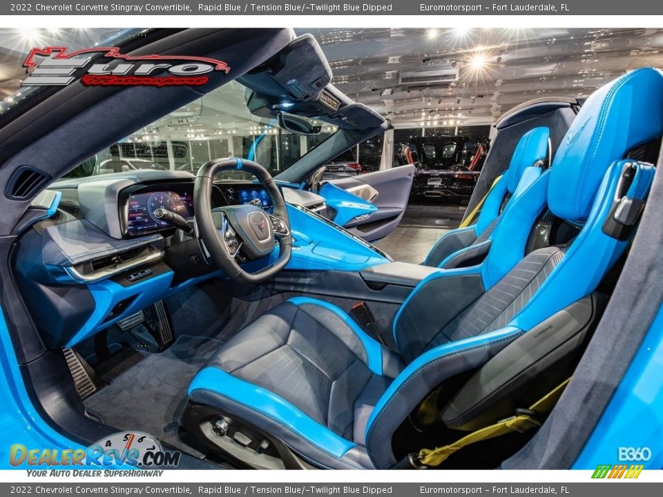 Front Seat of 2022 Chevrolet Corvette Stingray Convertible Photo #15