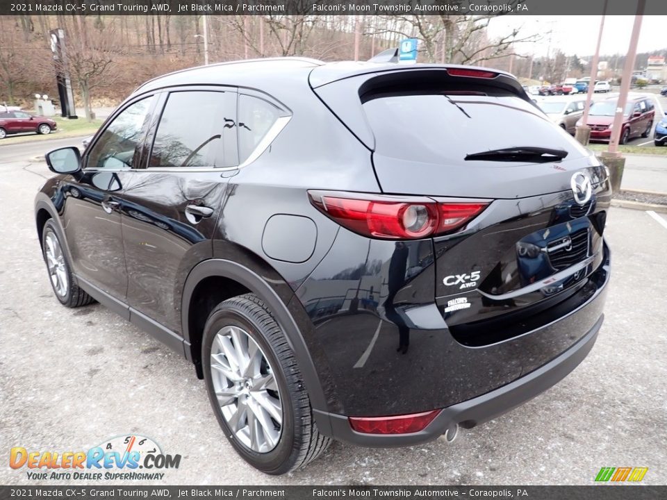 2021 Mazda CX-5 Grand Touring AWD Jet Black Mica / Parchment Photo #5