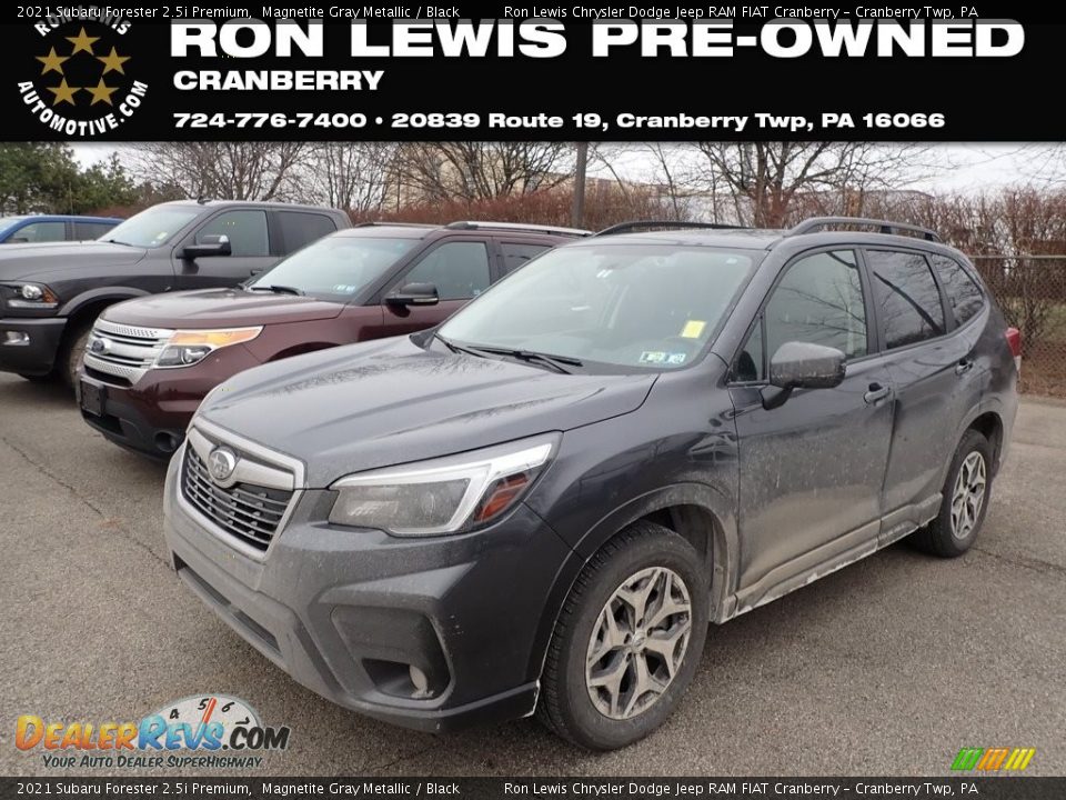 2021 Subaru Forester 2.5i Premium Magnetite Gray Metallic / Black Photo #1