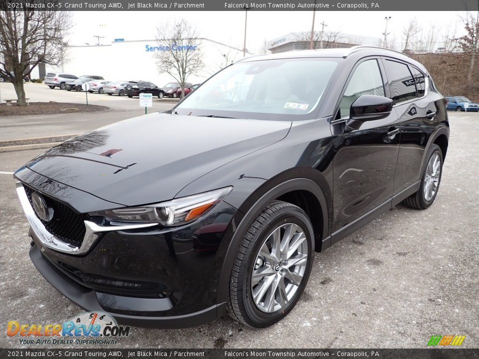 2021 Mazda CX-5 Grand Touring AWD Jet Black Mica / Parchment Photo #7