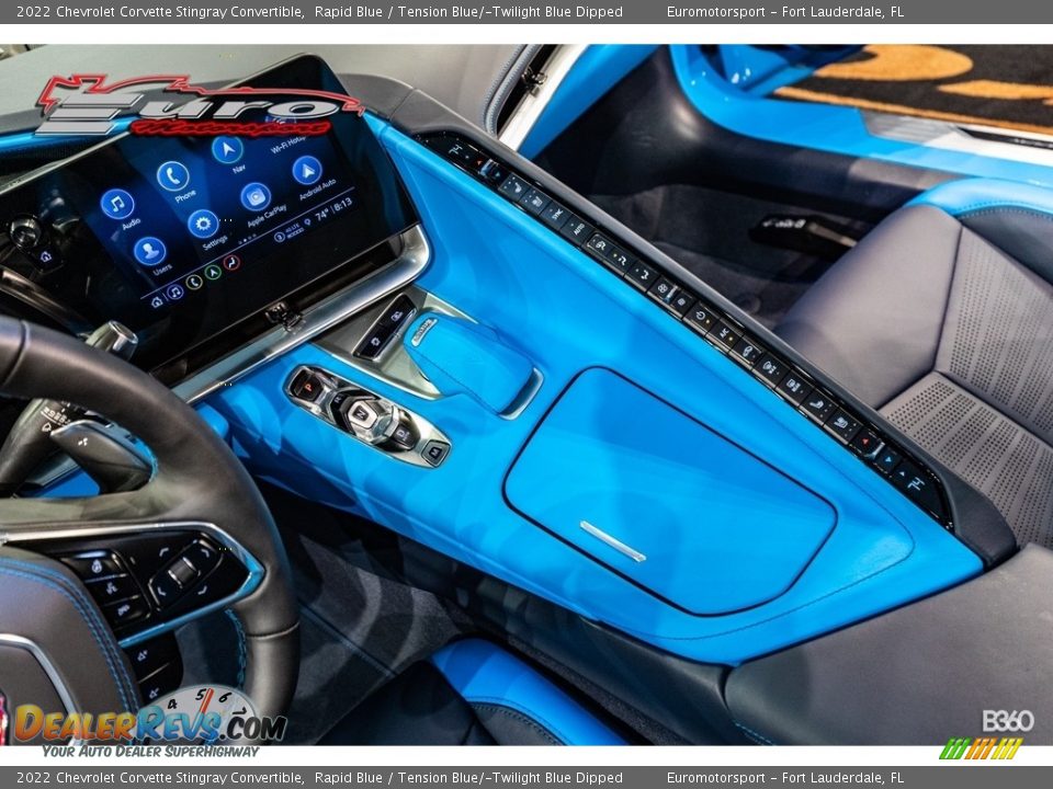 2022 Chevrolet Corvette Stingray Convertible Rapid Blue / Tension Blue/­Twilight Blue Dipped Photo #20