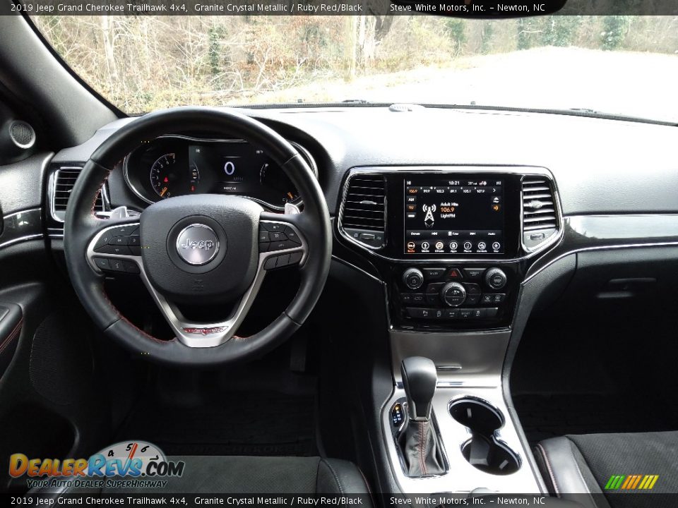 2019 Jeep Grand Cherokee Trailhawk 4x4 Granite Crystal Metallic / Ruby Red/Black Photo #20