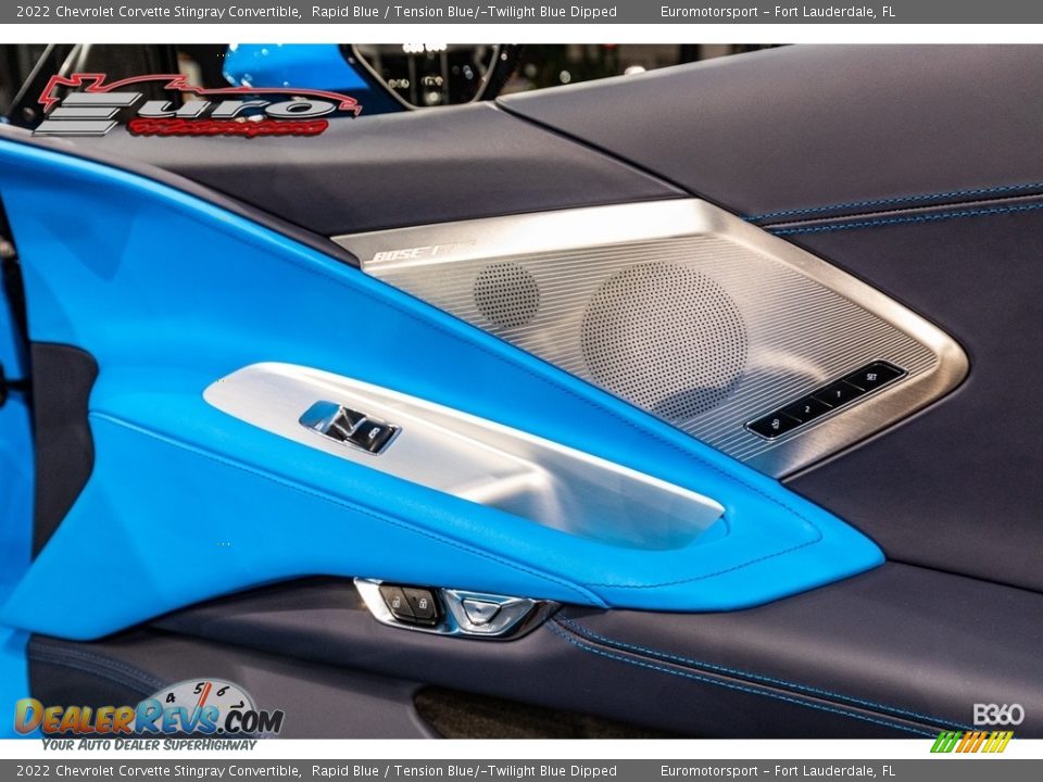 2022 Chevrolet Corvette Stingray Convertible Rapid Blue / Tension Blue/­Twilight Blue Dipped Photo #25
