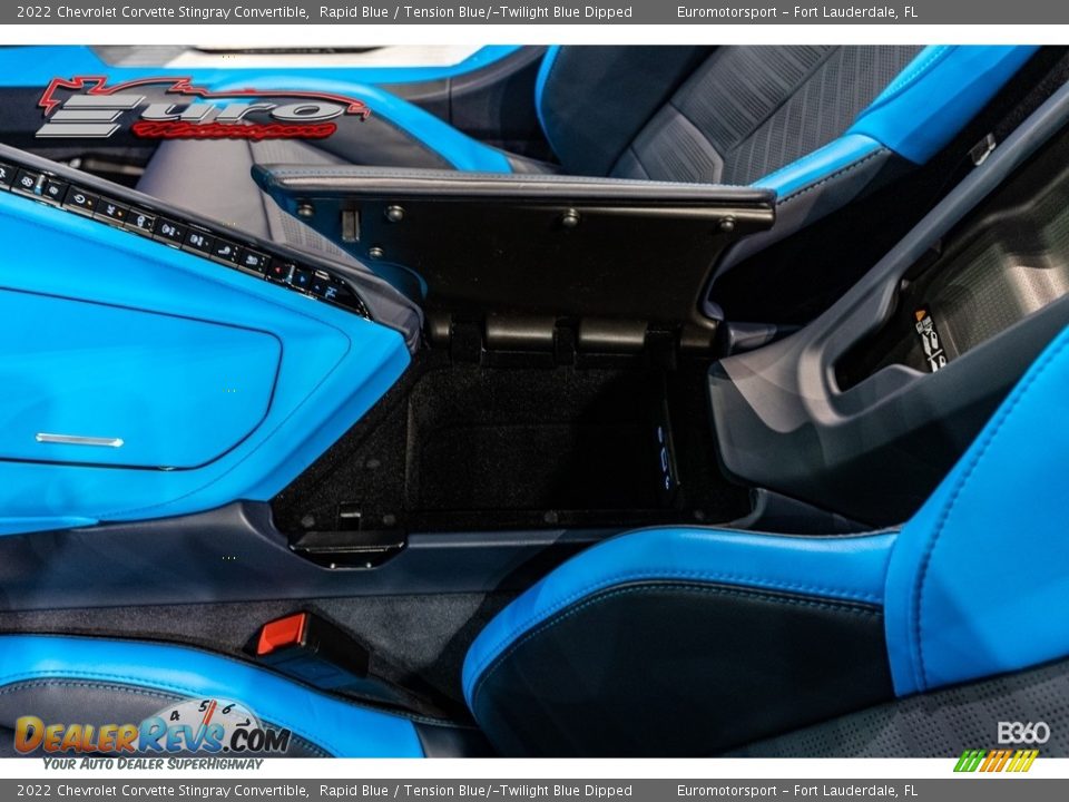 2022 Chevrolet Corvette Stingray Convertible Rapid Blue / Tension Blue/­Twilight Blue Dipped Photo #28