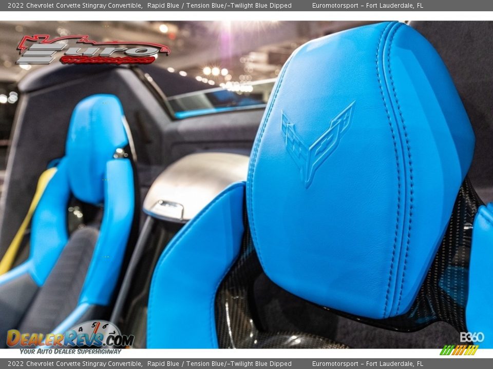 2022 Chevrolet Corvette Stingray Convertible Rapid Blue / Tension Blue/­Twilight Blue Dipped Photo #30