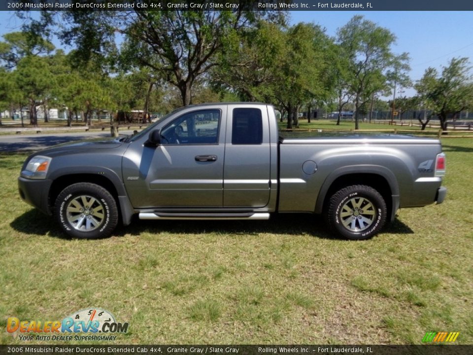 Granite Gray 2006 Mitsubishi Raider DuroCross Extended Cab 4x4 Photo #3