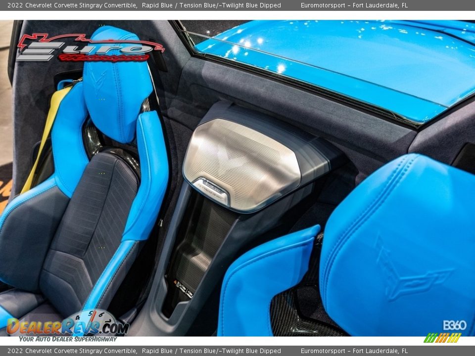 2022 Chevrolet Corvette Stingray Convertible Rapid Blue / Tension Blue/­Twilight Blue Dipped Photo #31